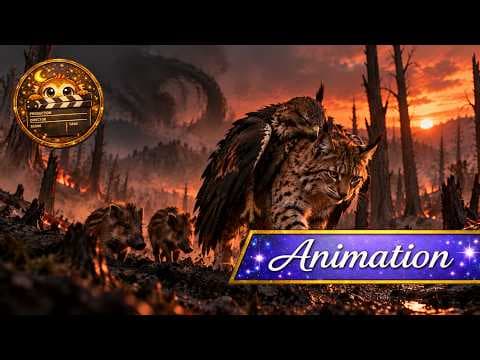 Animation -  L'épervier et l'ombre de la forêt